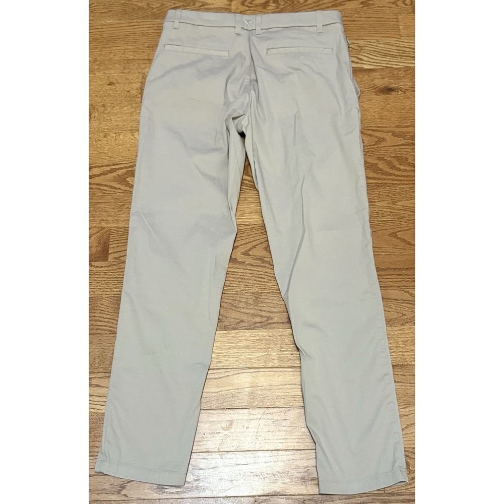 Birddogs Chino Tech Pants Men 34x32 Khaki Flex Slim Fit Performance Golf Casual - Picture 3 of 10